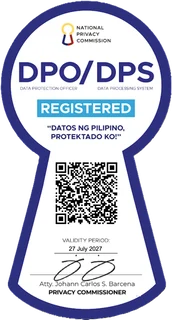 Registered with the National Privacy Commission — DPO/DPS