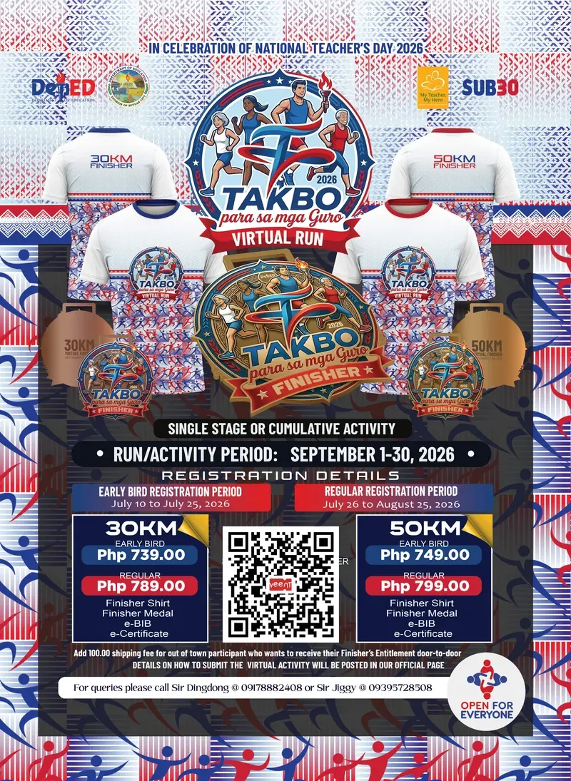 TAKBO Para Sa Mga Guro Virtual Run 2026