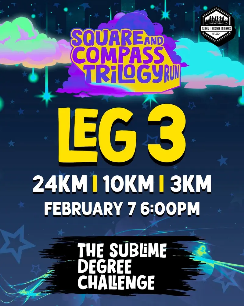 Square and Compass Trilogy Run - The Sublime Degree Challenge